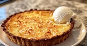 Tarte à la Noix de Coco Sans Croûte