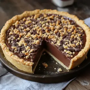 Tarte au Chocolat Super Fondante Façon Crumble