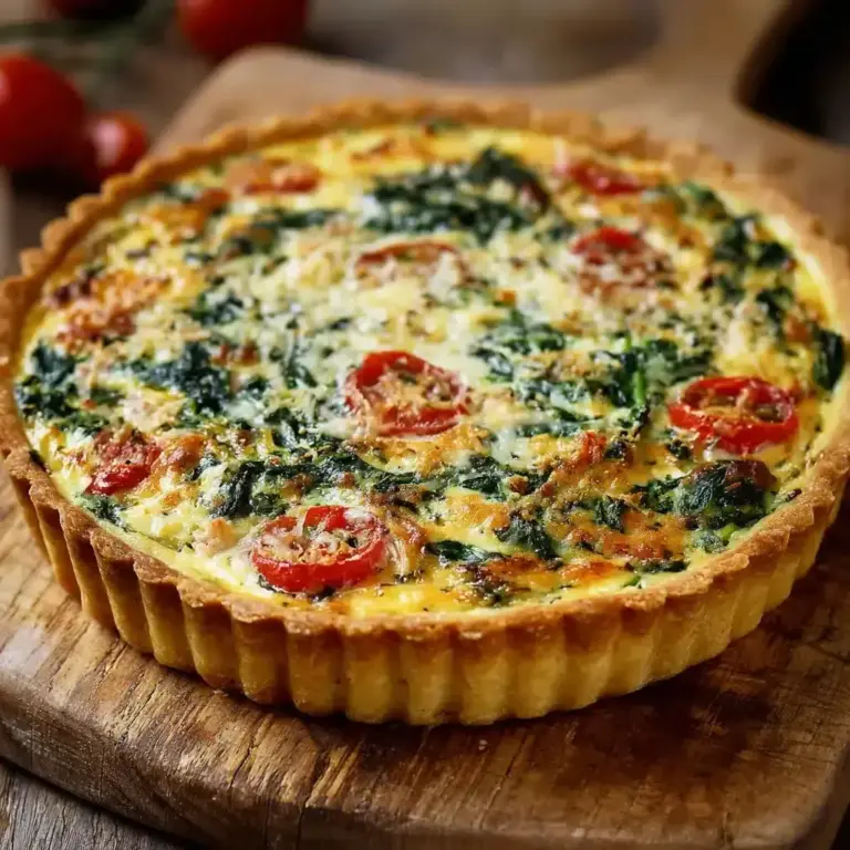 Tarte au Thon et Épinards