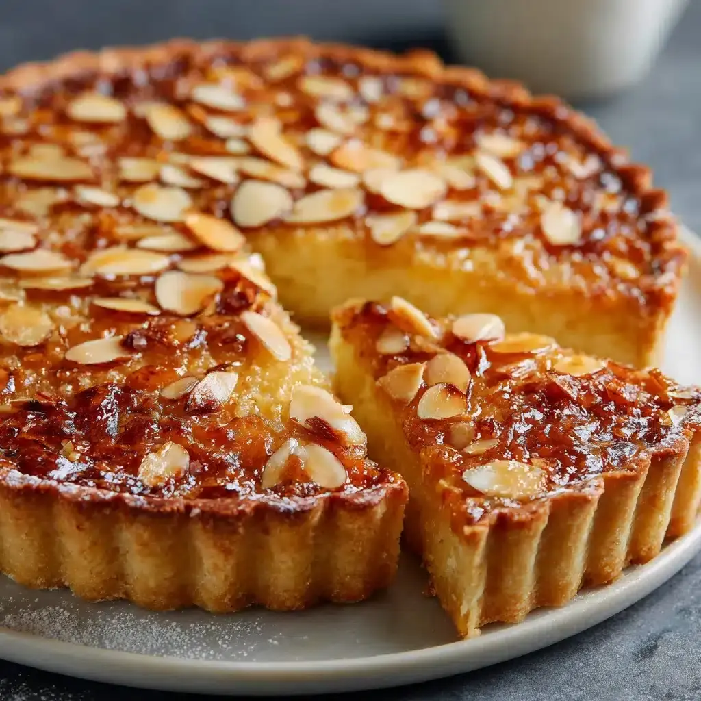 tarte aux amandes et miel facile