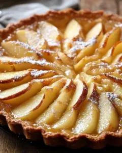 Tarte aux Poires et Crème d’Amande Maison