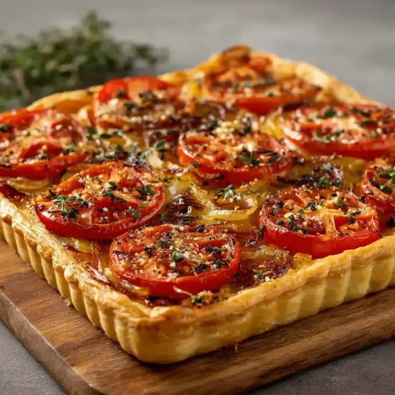Tarte Provençale aux Tomates