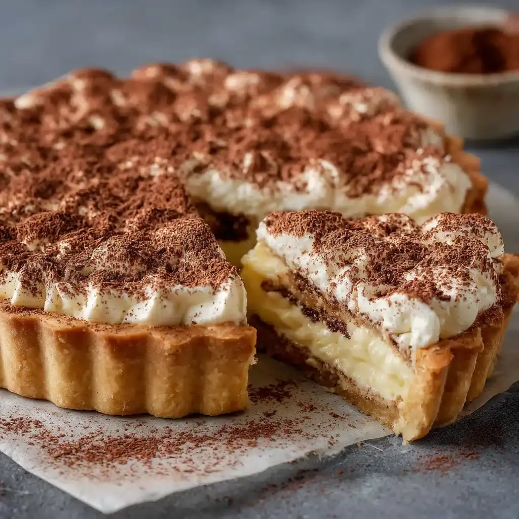 tarte tiramisu crémeuse
