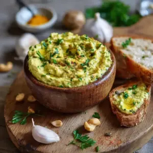 Tartinade de Courgettes aux Noix de Cajou et Épices