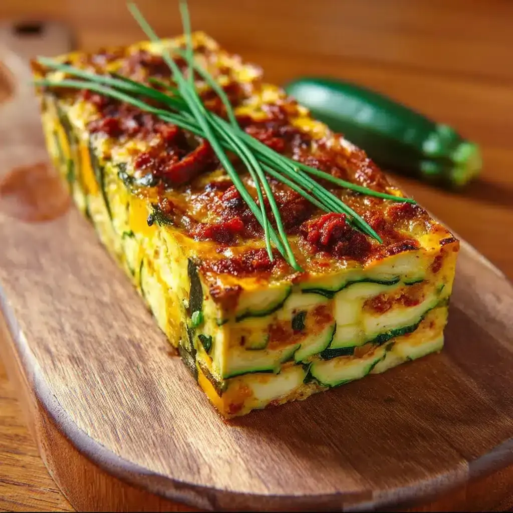 Terrine de courgettes au chorizo