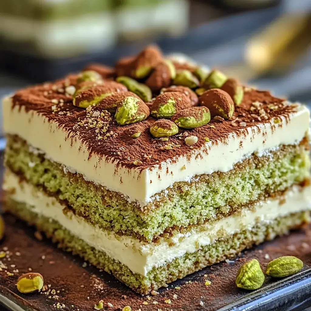 tiramisu à la pistache