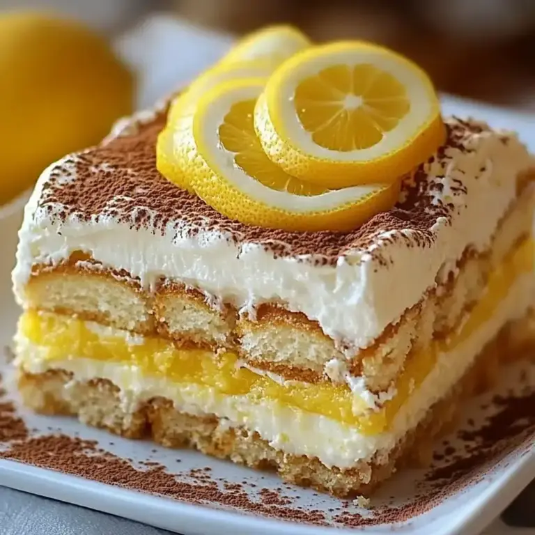 Le Meilleur Tiramisu au Citron