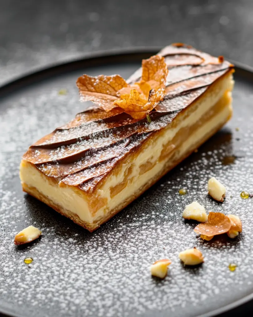 triangle feuilleté amandes