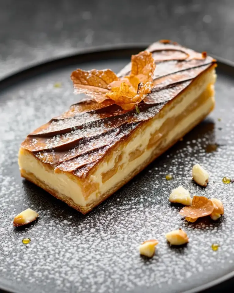 Triangle feuilleté amandes – Recette Facile