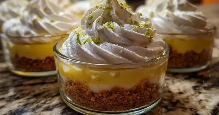 Verrines Façon Tarte au Citron Meringuée – Dessert Frais et Gourmand